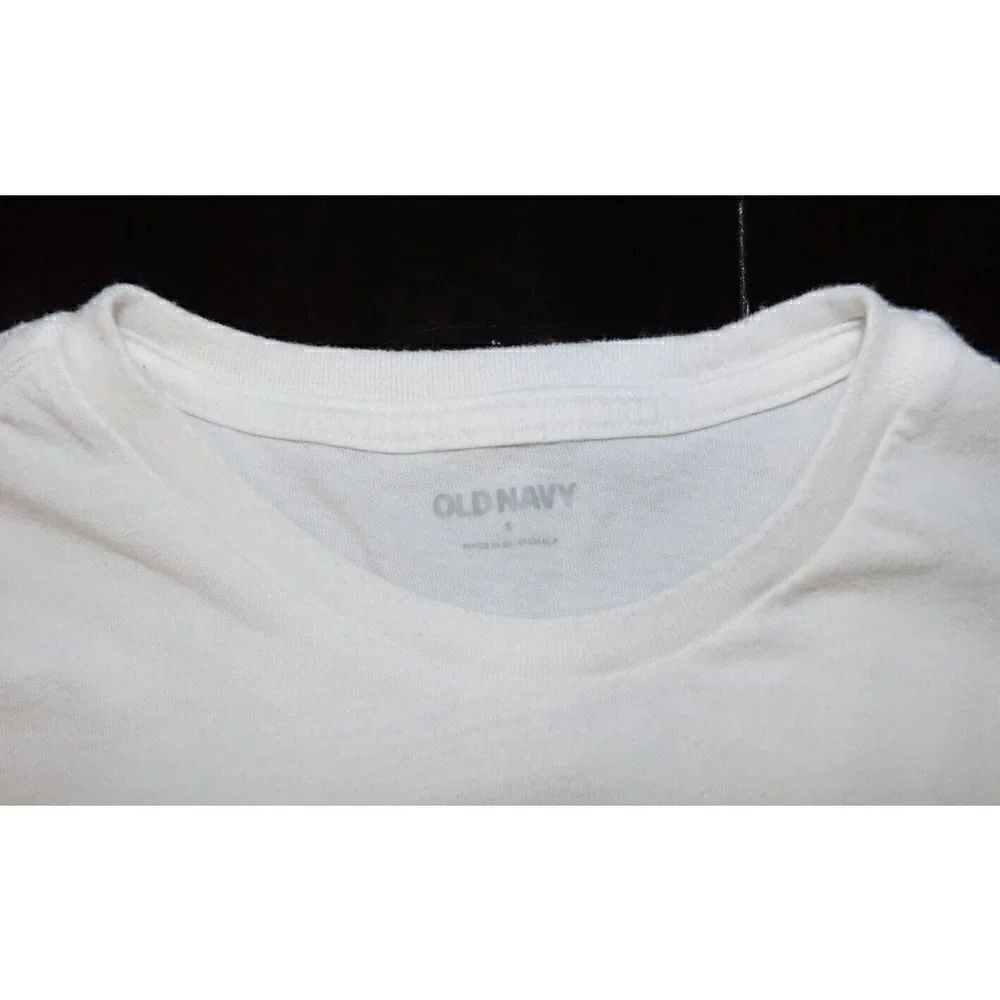 OLD NAVY The Original Anti Social Club white T shirt size S